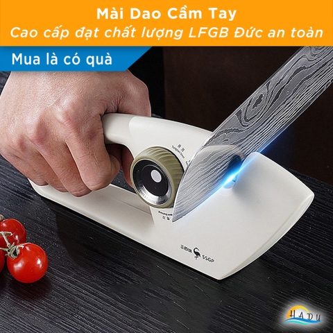 Dụng Cụ Mài Dao Kéo SSGP 5 Chế Độ, Cầm Tay Chống Trượt, Đạt Chất Lượng LFGB Đức