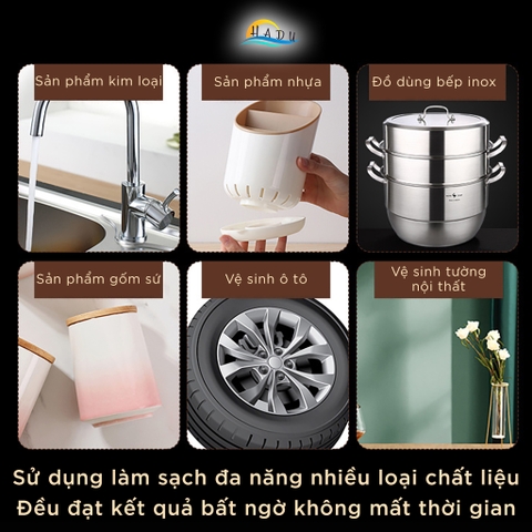 Kem Tẩy Rửa Đa Năng SSGP 200g, Chuyên Tẩy Vết Cháy Xoong Nồi, Đánh Bóng Inox, Đạt Chất Lượng LFGB Đức