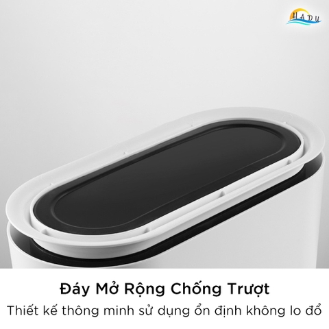 Thùng Rác Phân Loại 2 Ngăn CCKO 9L, Nắp Nhấn Mở, Cho Phòng Khách, Nhiều Màu