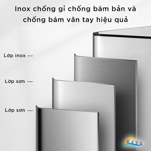 Thùng Rác Đạp Chân Inox 420 CCKO 9L, Nắp Đóng Êm Giảm Chấn, Chống Vân Tay, Nhiều Màu