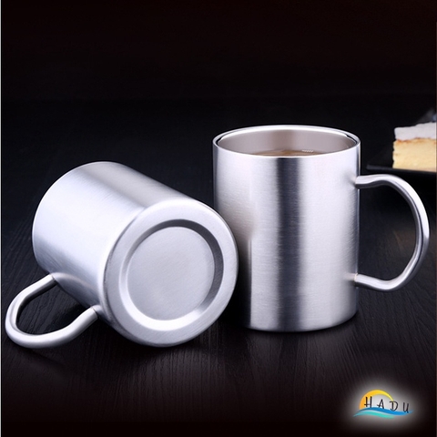 Cốc Giữ Nhiệt Coffee Mini Có Nắp Inox 304 Cao Cấp Đạt Chất Lượng Đức SSGP