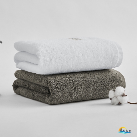 Khăn Tắm Cotton HADU Kháng Khuẩn, Siêu Mềm Mại, Thấm Hút Tốt, 70x140cm, Nhiều Màu