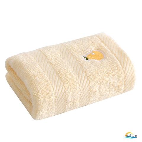 Khăn Mặt Cho Bé HADU, Cotton Sợi Tre, Kháng Khuẩn, Siêu Mềm Mại, 26x48cm, Nhiều Màu