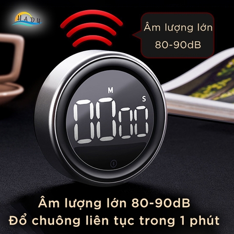 Đồng Hồ Đếm Ngược Giờ Học Tập Thời Gian Nấu Ăn Cao Cấp Nam Châm Hút SSGP