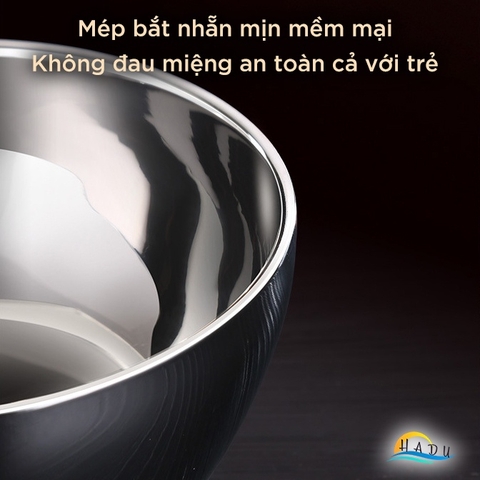 Bát Chén Ăn Cơm Dễ Thương Cute Đẹp Cao Cấp Inox 316 2 Lớp Cách Nhiệt Kiểu Hàn Quốc Đạt Chất Lượng Đức SSGP