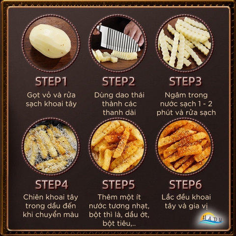 Dao Lượn Sóng Inox 304 Cao Cấp – Lưỡi Sắc Bén, Tay Cầm Gỗ, Cắt Rau Củ Trái Cây Đẹp Mắt, Đạt Chuẩn LFGB Đức SSGP