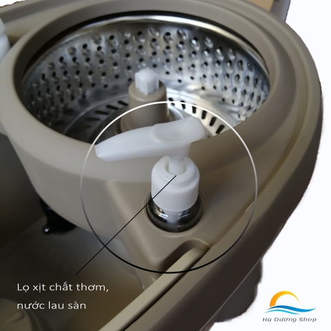 Bộ Lau Nhà Thông Minh 360 Độ Tự Vắt Thái Lan LK Elephant Mop Cao Cấp HADU