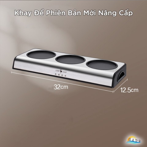 Hũ Đựng Gia Vị Thủy Tinh Borosilicate SSGP, Nắp Inox 304, Kèm Thìa, Đạt Chất Lượng LFGB Đức