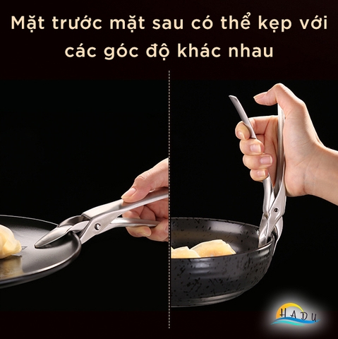 Kẹp Gắp Đồ Nóng Inox 304 Cao Cấp Kháng Khuẩn Đạt Chất Lượng Đức SSGP