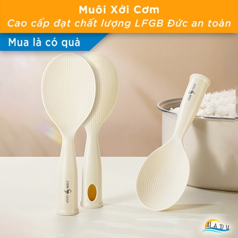 Muôi Xới Cơm Chống Dính SSGP, Nhựa PP, Không Trầy Xước Nồi, Đạt Chất Lượng LFGB Đức