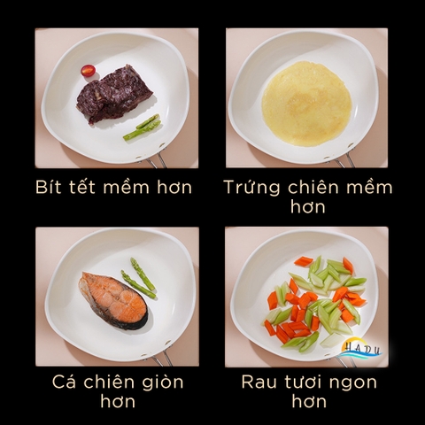 Chảo Ceramic Chống Dính Bếp Từ SSGP 26cm, Chống Dính 2 Mặt, Đáy 3 Lớp, Đạt Chất Lượng LFGB Đức