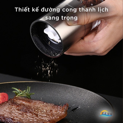 Dụng Cụ Lọ Cối Xay Tiêu Cầm Tay Inox Thủy Tinh Cao Cấp Đạt Chất Lượng Đức SSGP