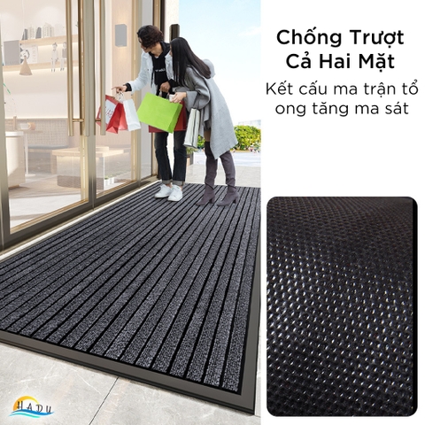 Thảm Bếp Chống Trượt HADU, Chống Mỏi Chân, Chống Nước, 50x80cm, Chất Liệu PVC