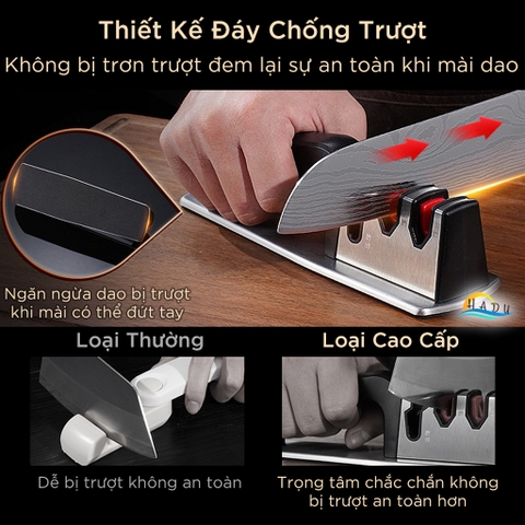 Dụng Cụ Mài Dao Keo Gốm Nâng Cao – Chuyên Nghiệp, Siêu Sắc, Gốm và Vonfram, Thiết Kế Chống Trượt, Mài Dao Sắc Bén Lâu Dài SSGP