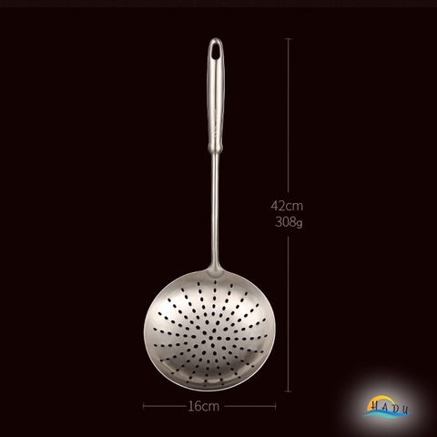 Vợt Vớt Lẩu Inox 304 SSGP, Cán Dài 42cm Cách Nhiệt, Lưới Lọc Lớn, Chống Nóng, Đạt Chất Lượng LFGB Đức