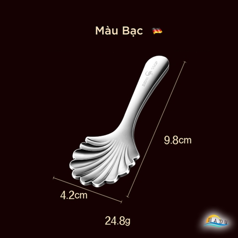 Thìa Múc Inox 304 Cao Cấp – Đầu Sâu, Tay Cầm Thoải Mái, Đa Năng Dùng Múc Trà, Sữa Bột, Bánh, Thạch SSGP