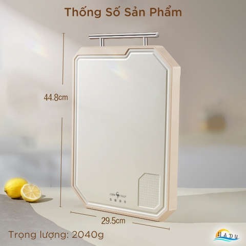 Thớt Kháng Khuẩn 2 Mặt Lúa Mạch Dày Cao Cấp Đạt Chất Lượng LFGB Đức SSGP
