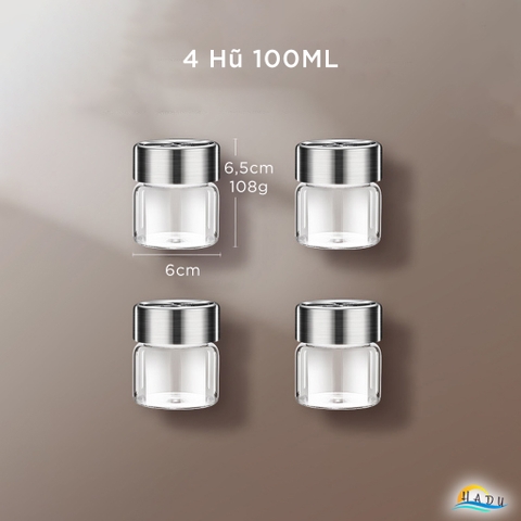 Hũ Chưng Yến Thủy Tinh Borosilicate SSGP, Nắp Inox 304 Kín Hơi, Chịu Nhiệt 300°C, Đạt Chất Lượng LFGB Đức