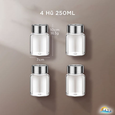 Hũ Chưng Yến Thủy Tinh Borosilicate SSGP, Nắp Inox 304 Kín Hơi, Chịu Nhiệt 300°C, Đạt Chất Lượng LFGB Đức