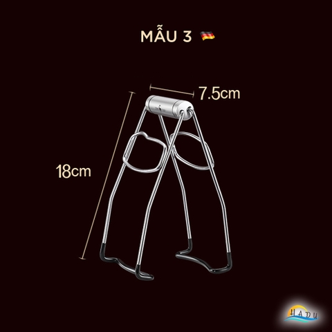 Kẹp Gắp Bát Đĩa Nóng Inox 304 SSGP, Dụng Cụ Chống Bỏng, Tay Cầm Chắc Chắn, Dài 18cm, Đạt Chất Lượng LFGB Đức