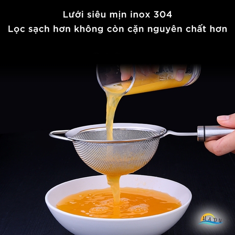 Rây Lọc Cháo Cho Bé Lưới Siêu Mịn SSGP, Inox 304, Lọc Bột, Đạt Chất Lượng LFGB Đức