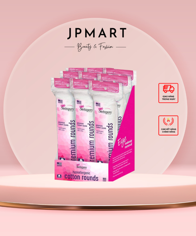 Bông Tẩy Trang Cao Cấp Swissper 100 miếng