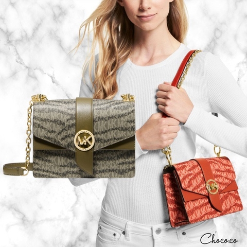 Túi đeo chéo Michael Kors hàng Retail SMALL GREENWICH