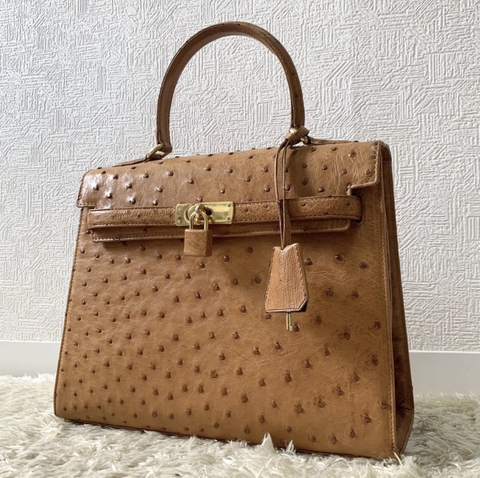 Túi da đà điểu - Túi Vintage Nhật