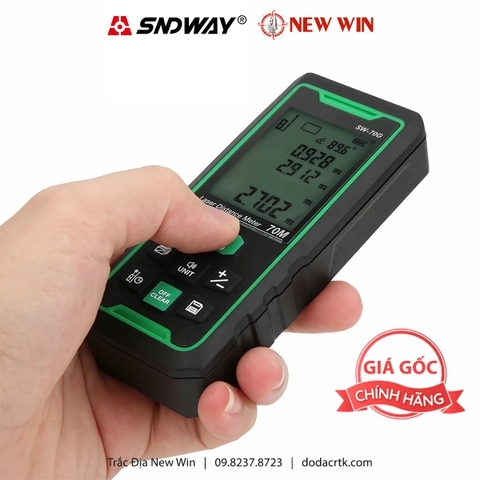 Máy đo khoảng cách laser tia xanh SNDWAY SW-70G