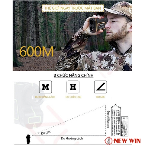 Ống nhòm đo khoảng cách SNDWAY SW-600A