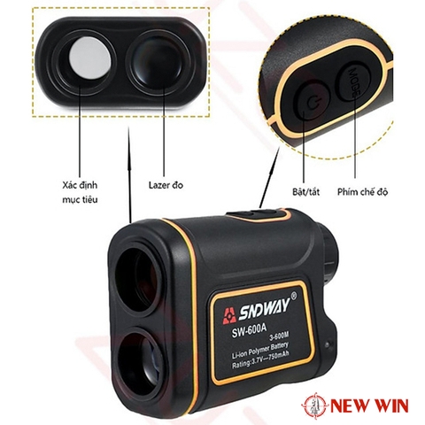 Ống nhòm đo khoảng cách SNDWAY SW-600A