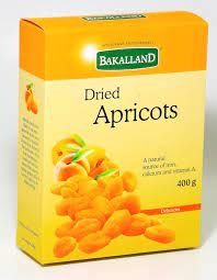 Quả Mơ Sấy BAKALLAND - Dried Apricots 200g - PORLAND