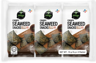 Snach Rong Biển BBQ Bibigo 5g - Crispy Seaweed BBQ