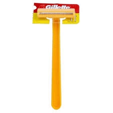 Dao Cạo Râu Cán Vàng Gillette Superthin II Lưỡi Đôi