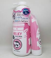 Sữa tắm bò kèm srm - Milky 800ml  - Thái Lan
