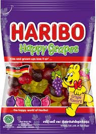 Kẹo Dẻo HARIBO Happy Grapes 80g