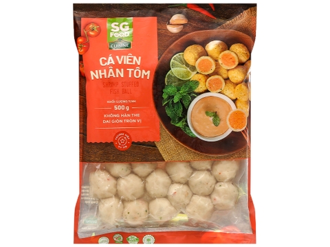 Cá Viên Nhân Tôm SG Food gói 500g