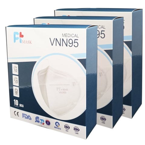 Khẩu trang y tế VNN95 (hộp 10 cái) - Việt Nam
