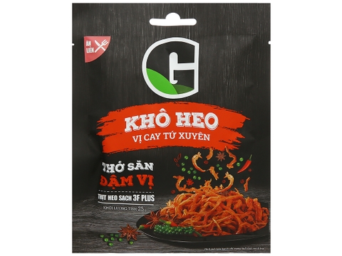 Khô heo vị cay tứ xuyên G Kitchen gói 25g