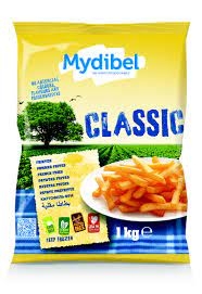 KHOAI TÂY ĐÔNG LẠNH CẮT THẲNG 9/9 HIỆU MYDIBEL 1KG