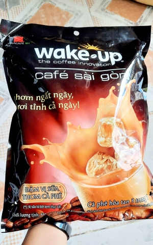 Cà phê sữa Wake Up Cafe Sài Gòn 456g (24 gói x 19g)