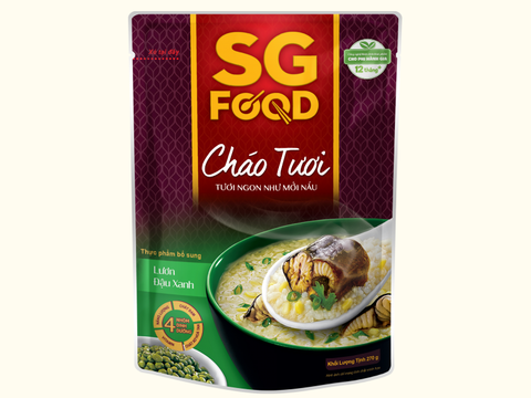 Cháo tươi SG Food Lươn Đậu Xanh gói 270g