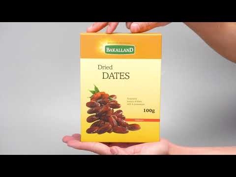 Quả Chà Là Sấy BAKALLAND - Dried DATES 100g