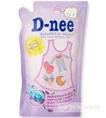 Giặt xả túi D-nee kid trắng tím 600ml - Thái Lan