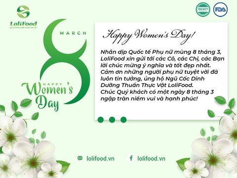 CHÚC MỪNG NGÀY QUỐC TẾ PHỤ NỮ - 8/3