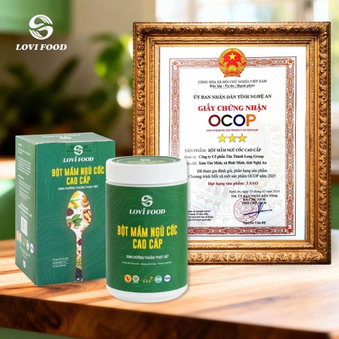 TIN VUI TỪ TÂN THÀNH LONG GROUP: 4 SẢN PHẨM ĐẠT CHỨNG NHẬN OCOP 3 SAO NĂM 2025