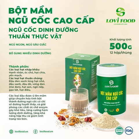BỘT MẦM NGŨ CỐC CAO CẤP