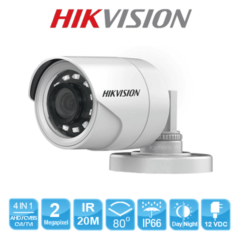 Camera HD-TVI 4 in 1 hồng ngoại 2.0 Megapixel HIKVISION DS-2CE16B2-IPF