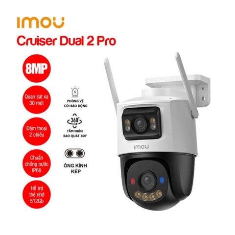 Cruiser Dual 2 Pro 8MP - IPC-S7XFP-8U0WED