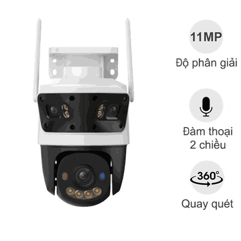 Camera 3 ống kính ngoài trời 11MP - IMOU IPC-S7UP-11M0WED